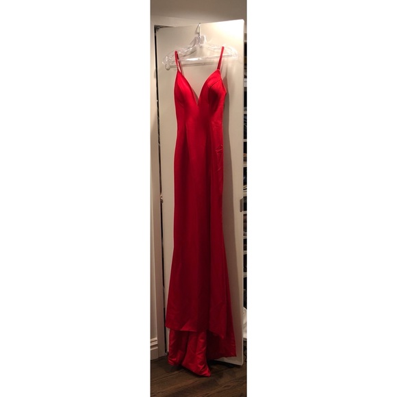 Jovani Red Prom Dress - Picture 7 of 8